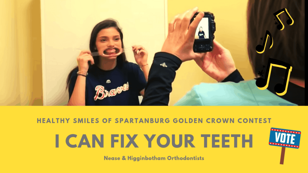 I Can Fix Your Teeth - Healthy Smiles of Spartanburg Golden Crown Contest!