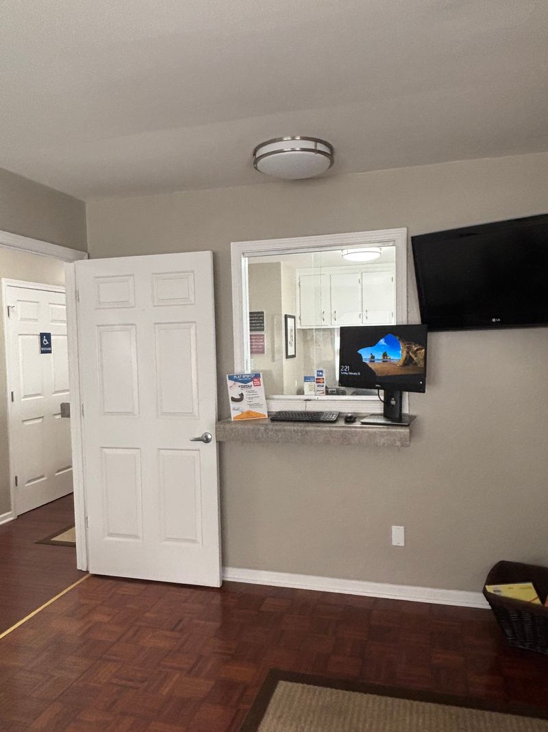 Nth Degree Orthodontics Union office reception area with waiting area and signage.